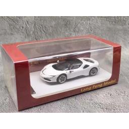 Ferrari série SF90 liga carro modelo brinquedos, Die-Cast, decoração do carro em miniatura, presente colecionável, venda limitada, solo 1:64 - Image 5