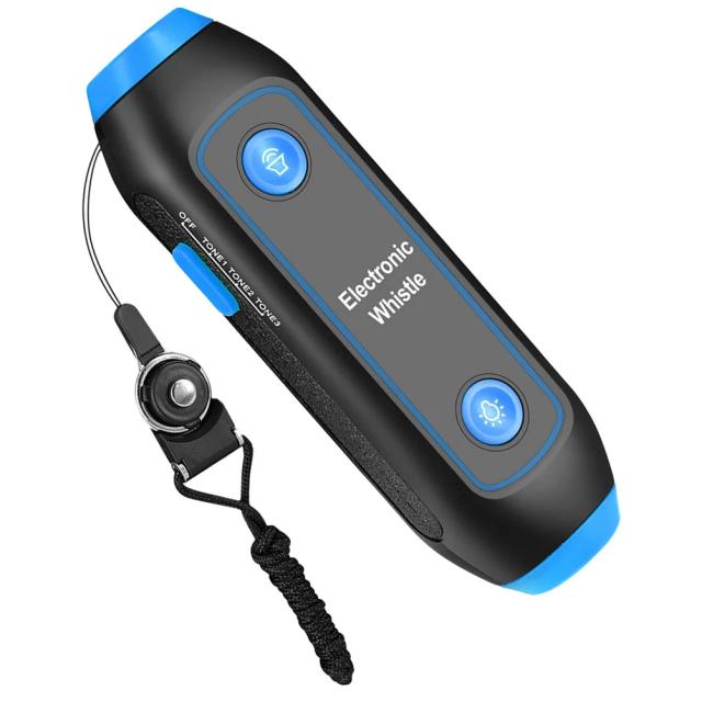 Apito Eletrônico Portátil com Cordão para Treinadores e Árbitros de Futebol
