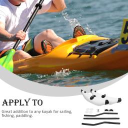 Liga de alumínio caiaque canoa, pesca inflável, flutuante, esportes aquáticos, engrenagem estabilizador definido, remo acessório - Image 2