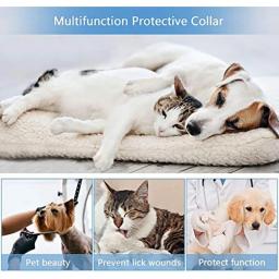 Coleira Inflável Protetora, Colar de Recuperação, Cones para Pet após cirurgia, Cone macio para cães pequenos, médios ou grandes, Gatos - Image 3