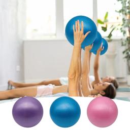 15cm mini bola de yoga macio pilates exercício ginásio bola pvc antiderrapante treinamento em casa estabilidade equilíbrio palha inflável fácil inflação - Image 1