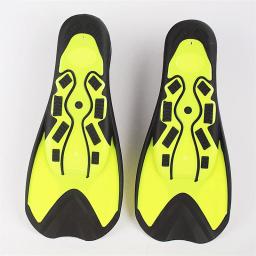 Nadadeiras barbatanas de formação flutuante curto natação adultos crianças barbatanas de viagem para mergulho snorkeling watersports ferramenta silicone - Image 3