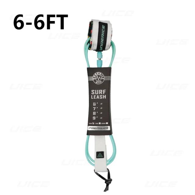 Trela de Surf Inoxidável com Corda de Perna em TPU para Longboards 6-6, 7-7 e 7-9