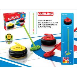 Elétrico Suspenso Curling Toy Set, Bola Light Shuttle, Hóquei, Esportes Indoor, Brinquedos Educativos para Crianças, Presente do Kid - Image 6