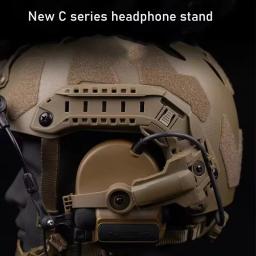 Capacete Suporte para Caça Capacete, Headphone Acessórios, Headphone Rail Bracket - Image 6