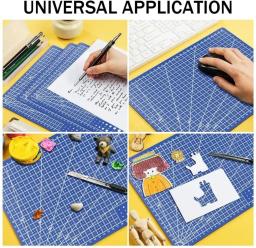 Único lado PVC corte Mat, Patchwork Corte Pad para Workbench, Patchwork costura, DIY manual, gravura faca, placa de couro, A3 - Image 5