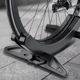 Suporte de piso para bicicleta mtb, antiderrapante, universal, rack de estacionamento ajustável, amplamente adaptável para acessórios de bicicleta de montanha e estrada - Image 5