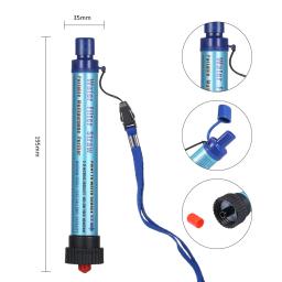 Filtro de água acampamento ao ar livre portátil caminhadas purificador de água pessoal sistema filtragem caça purificação água dispositivo emergência - Image 2
