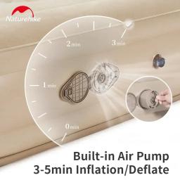 Cama de casal encosto inflável, encosto destacável, colchão de ar totalmente automático, acampamento ao ar livre, um toque, novo - Image 3