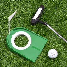 Novo mini placa de colocação de golfe com buraco bandeira interior ao ar livre portátil golfe colocando ajuda treinamento prática casa quintal ferramenta golfe - Image 4