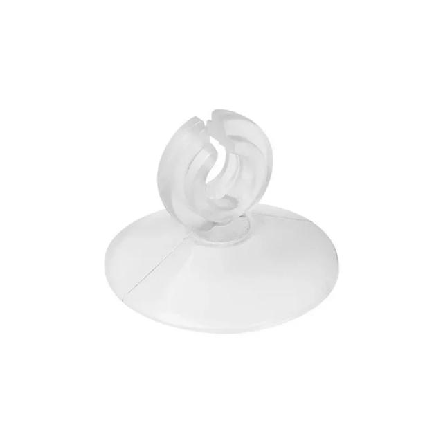 Lote com 10 Suportes de Ventosa de 5mm para Aquários - Disco de Sucção para Bombas e Tubos de Ar Superior
