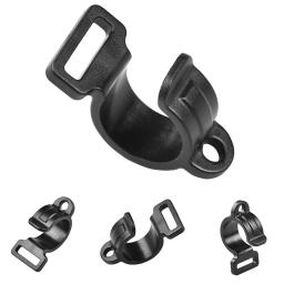 Peso leve barraca plástica pólo, haste de suporte durável, equipamento de acampamento, cabide titular, acessórios pólo, gancho, preto - Image 6