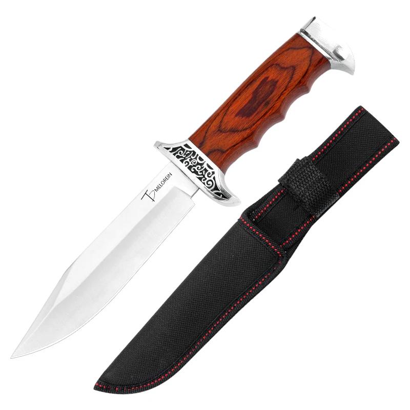 Outdoor portátil Straight Knife, alpinismo Handle, Camping Knife - Image 1