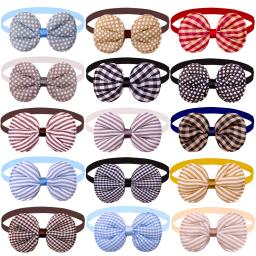 10 pçs gravata borboleta cão suprimentos para animais de estimação moda coleira arco pequeno cão bowtie cães animais de estimação produtos cão aliciamento acessórios para cães - Image 1