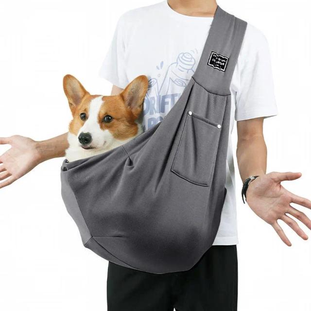 Bolsa Transportadora Portátil para Cachorros - Sling Crossbody Prática para Viagens, Compras e Aventuras ao Ar Livre