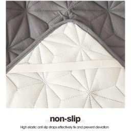 Topper de colchão à prova d'água com faixa elástica, protetor acolchoado, colcha, capa de colchão de inverno para cama de solteiro/duplo 140/160 - Image 6
