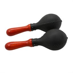 Par de maracas de abanadores, 2 peças, chocalhos, martelo de areia, instrumento de percussão com conchas de plástico abs e alças de madeira - Image 6