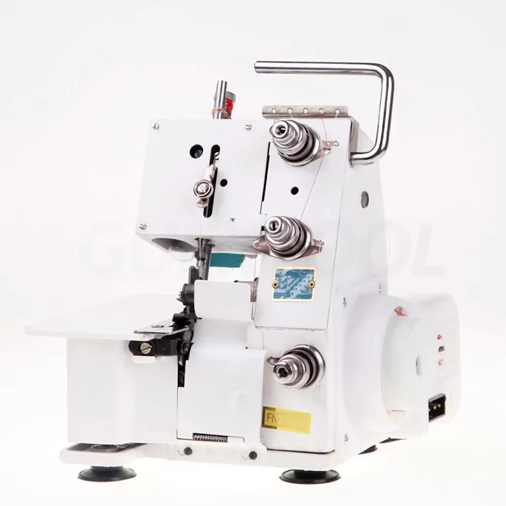 300W Máquina de costura de Overlock Desktop de quatro linhas domésticas Com código de borda costura de borda Máquina de costura Overlock Máquina de costura Lockstitch do escritório Com luz LED - Image 1
