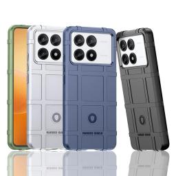 Capa para telefone de armadura resistente ao choque, POCO X6 Pro F5 Pro X5 Pro X4 GT F4 M4 5G X4 Pro C65 C55 C40 M4 Pro X3 GT F3 - Image 1