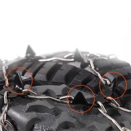 10 dentes crampon montanhismo neve antiderrapante crampon sapato capa de gelo agarrar esqui garra caminhadas escalada proteção engrenagem - Image 6