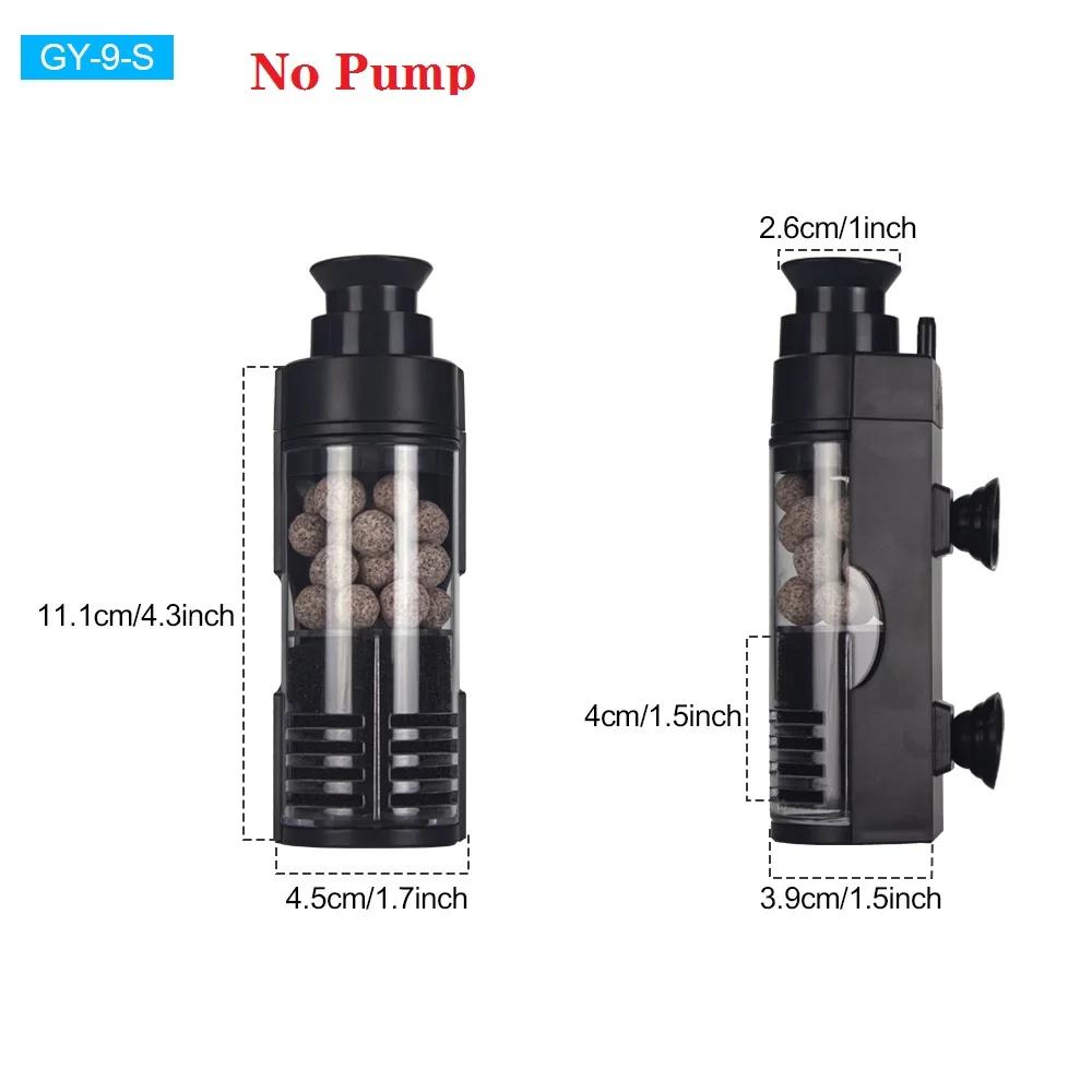 Aquário Bomba De Filtro Para Aquário, Submersível Silencioso Ar Oxigênio Aerador, Bomba De Água Interna, Bomba De Ar, Criador De Ondas - Image 1