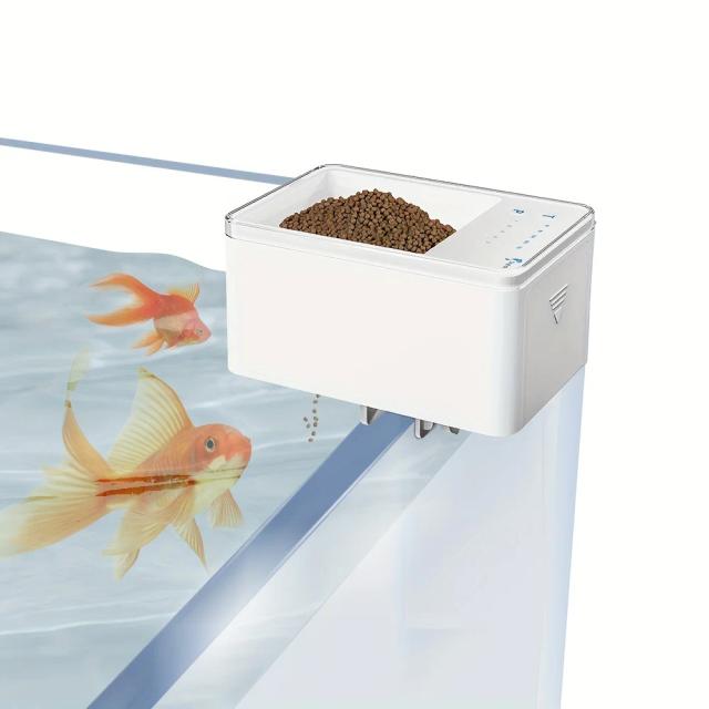 Alimentador Automático Inteligente para Peixes e Tartarugas com Programação de Horários e Quantidade Ajustável