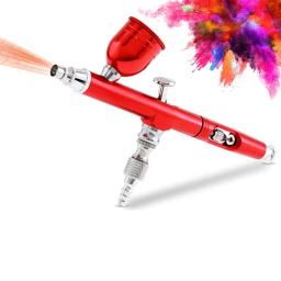 Airbrush dupla ação para uso geral, decoração do bolo, maquiagem e projetos artesanais, ferramenta profissional do prego - Image 4