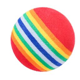 Bola interativa Rainbow EVA para gato e cachorro, Bolas de treinamento, Mastigação, Chocalho Scratch, Pet Toys Supplies - Image 4