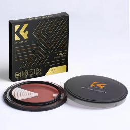 K&F Concept MC UV Protection Filter（Nano-X Series）8K Ultra HD Ultrathin UV Filter com 28 capas de água e cobertura de poeira 37mm 40.5mm 43mm 46mm 49mm 52mm 55mm 58mm 62mm 67mm 72mm 77mm 82mm 95mm 112mm - Image 6