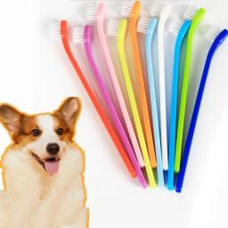 Single Head Toothbrush Set para Pet, escova de dentes para cão, limpeza de dentes, Oral Care, gato, Pet Supplies, 2 pcs - Image 1