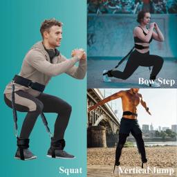 Vertical jumping trainer perna resistência treinamento banda para agilidade velocidade basquete vôlei futebol salto treinamento - Image 2