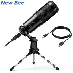 Bee-DM18 Microfone Condensador USB com Hold, Instrumento de Transmissão ao Vivo, Gravação, Reunião Online, Estúdio, YouTube, Novo - Image 1