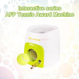 Lançador de bolas de tênis para cães Chase Automatic Toys Máquina de recompensa alimentar Alimentador inteligente Jogando Mmachine, Pet Ball Thrower - Image 5