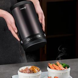 GIANXI-Lancheira Térmica Portátil, Aço Inoxidável, Preservação de Calor, Bento Box, Recipiente de Alimento com Lunch Bags - Image 5
