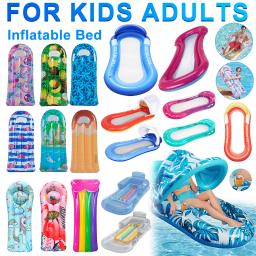 Cama inflável para piscina, rede aquática, prancha de surfe, cama flutuante, brinquedos aquáticos para crianças e adultos, verão - Image 1