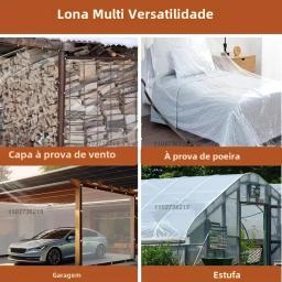 Capa de chuva transparente, grossa, à prova d'água, à prova de vento e à prova de neve, adequada para terraço, planta, galinha, jardim, varanda - Image 6
