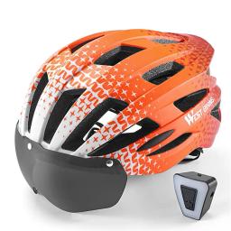 Capacete de segurança 1 conjunto forte respirável fecho magnético design mountain road bike capacete ciclismo suprimentos - Image 5