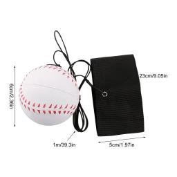Bolas elásticas do retorno do pulso, Bola de retorno do pulso, Hand Throw, Voltar, Exercício, Presente Coordenação, Diâmetro 6cm, 1Pc - Image 6