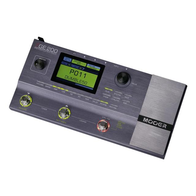 Mooer GE200: Pedal Multi Efeitos para Guitarra com 26 IR, 151 Efeitos, Looper e Afinador Integrados