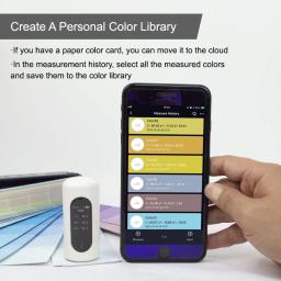 Colorímetro portátil para diferença de cor, Medição Têxtil Tinta Plástica e Embalagem, Calibração Automática, 29 Parâmetros, 45/0 - Image 3