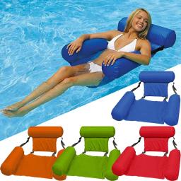 Colchão inflável flutuante para piscina, brinquedos esportivos, cadeira de relaxamento para adultos - Image 1
