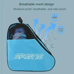 Saco de esqui respirável patins armazenamento bolsas patins saco titular rolo patins velocidade saco adulto esportes sacos de esqui - Image 4