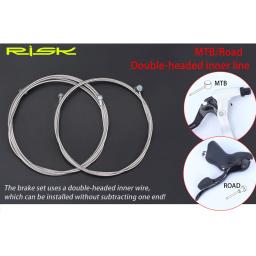 Risco bicicleta shift engrenagem desviador kits de freio fio tubo linha mangueira cabo básico habitação grupo para mtb bicicleta estrada ciclismo peças - Image 2