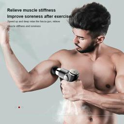 Pistola de massagem portátil para corpo e pescoço, massageador de percussão, relaxamento profundo do tecido muscular, gota dor, fitness - Image 2