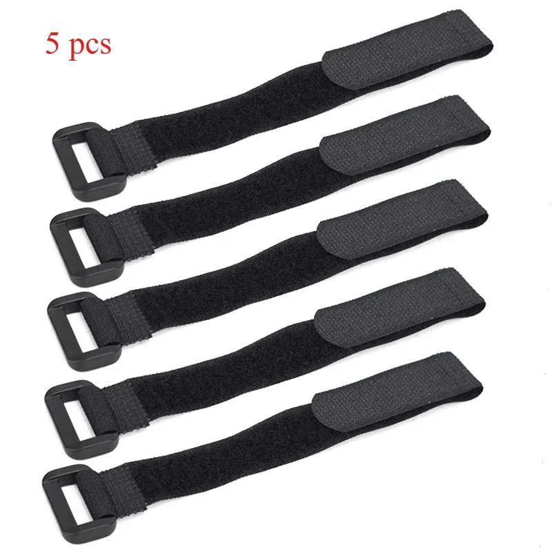 5 pçs/lote bicicleta guiador cinta titular ciclismo lanterna gravata corda ataduras universal náilon pegajoso gravata itens fixos cinta da bicicleta - Image 1