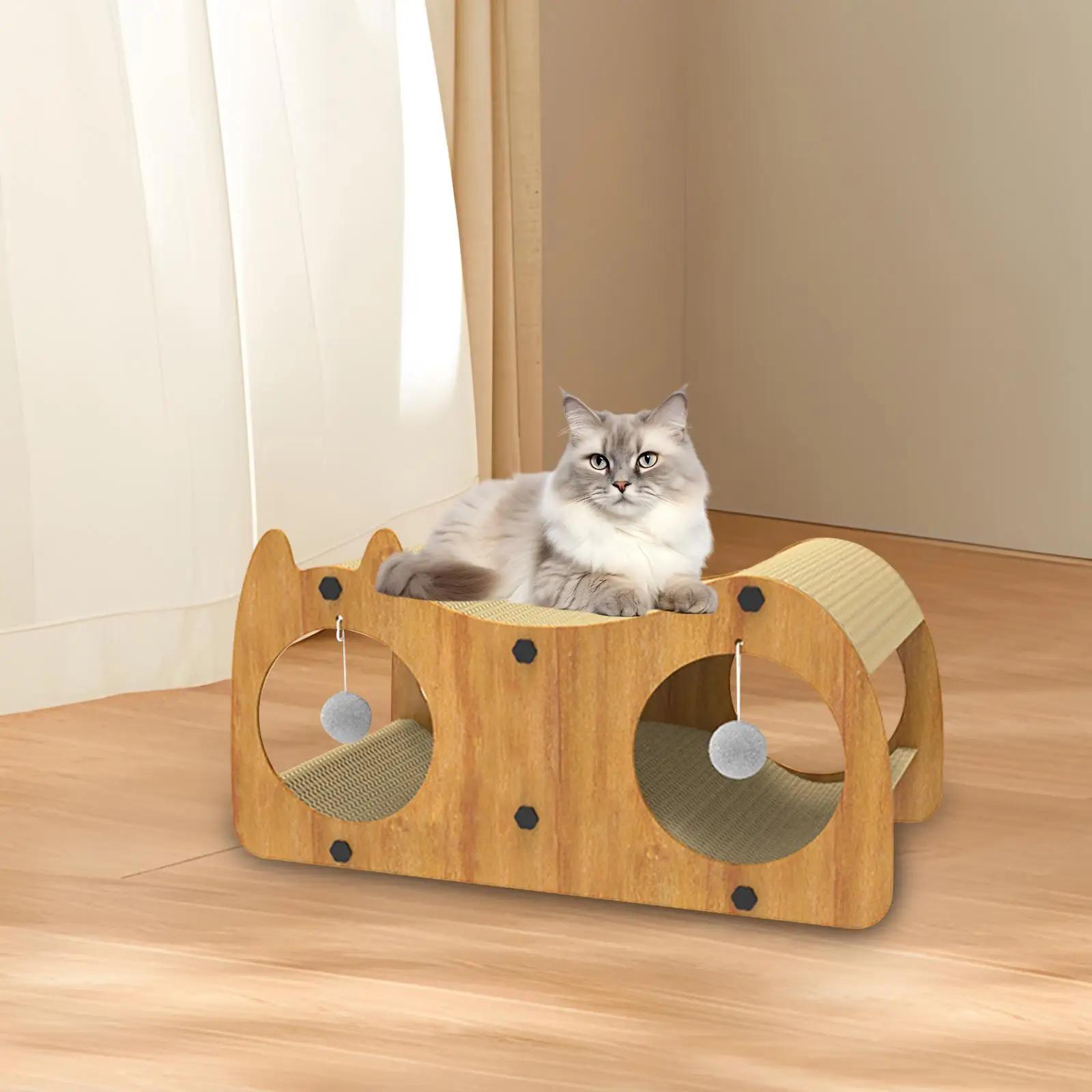 Cat Scratcher Lounge Bed, Coçar Casa para Animais, Atividade Toy Supplies - Image 1