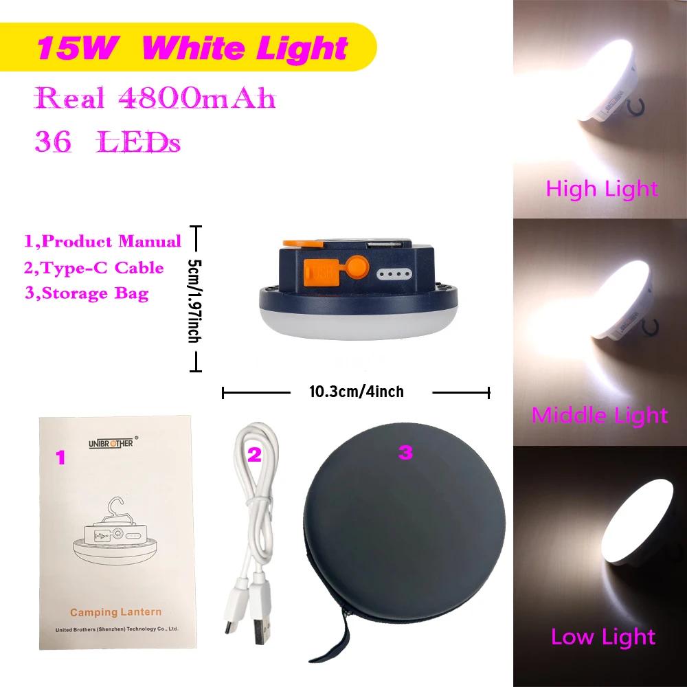 Recarregável Controle Remoto Camping Lanterna, Luz Tent Outdoor, Magnet Sucção, Trabalho de Manutenção de Emergência Carro, Lanterna LED Case - Image 1