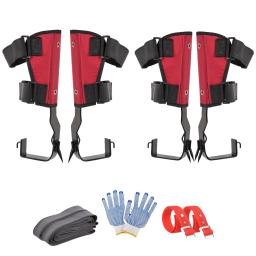 Ajustável Escalada Spikes e Nails Set com Cinto de Segurança, Corda Lanyard, Resgate, Camping, Árvore Escalada, Sobrevivência, Caça Ferramenta, Acessório - Image 2
