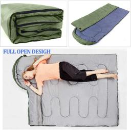 Saco de dormir de acampamento impermeável, Sacos de mochila Envelope quente, Mala de caminhada ao ar livre, tentação 0-5 ℃, 3 estações - Image 3
