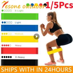 Conjunto de elásticos elásticos resistentes, equipamentos fitness para treinamento de força, yoga, ginásio, 1 a 5 peças - Image 1